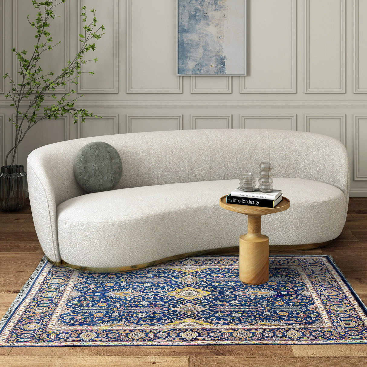 Handmade Living Room Oushak Rug, Luxury Oushak Carpets