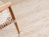 Natural Jute Hand Braided Bohemian Jute Colorful Area Rugs