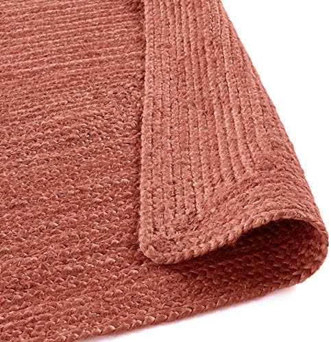 Tapis en jute naturel marron 