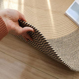 Hand Woven Round Area Rugs Living Room Bedroom Study Computer Chair