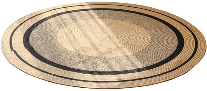 Hand Woven Round Area Rugs Living Room Bedroom Study Computer Chair