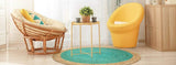 Round Carpet Rug Hand Braided Jute Area Rug