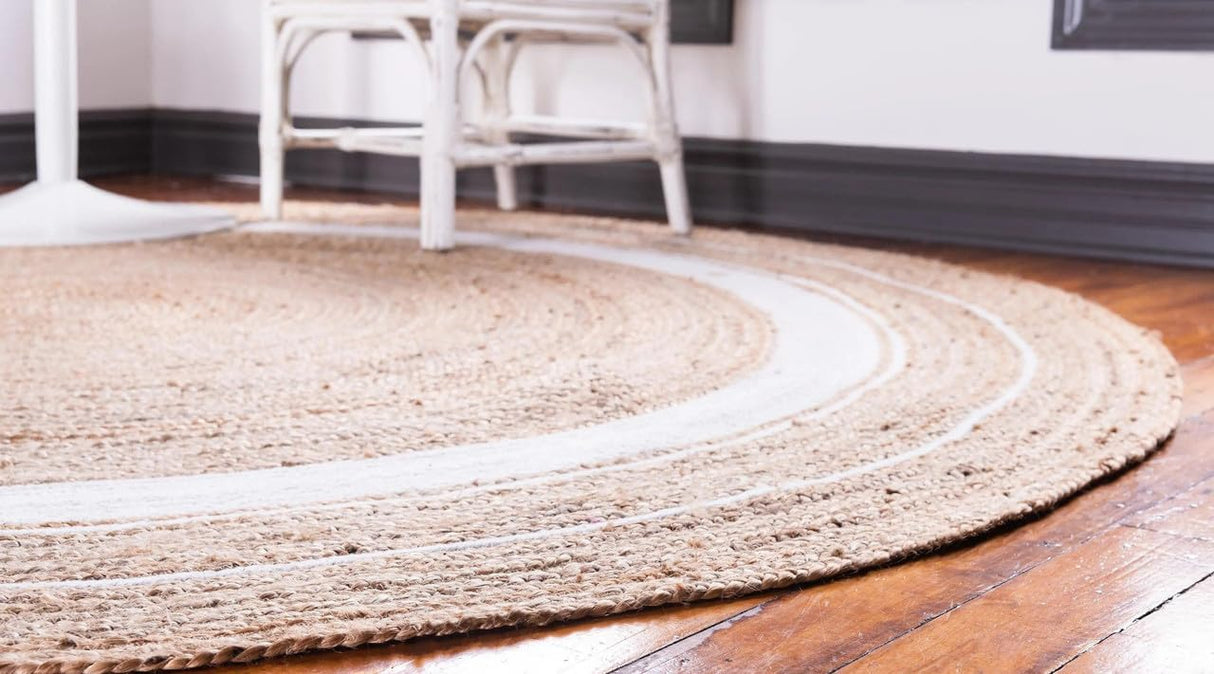 Round Hand Braided Area Rugs For Living Room