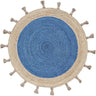 Round Fringes Natural Jute Rugs