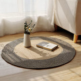 Hand Woven Round Area Rugs Living Room Bedroom Study Computer Chair