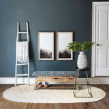 Hand Woven Off White Area Rug – Cozy Natural Rug for Bedrooms
