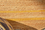Unique Design Braided Handmade Scalloped Jute Rug