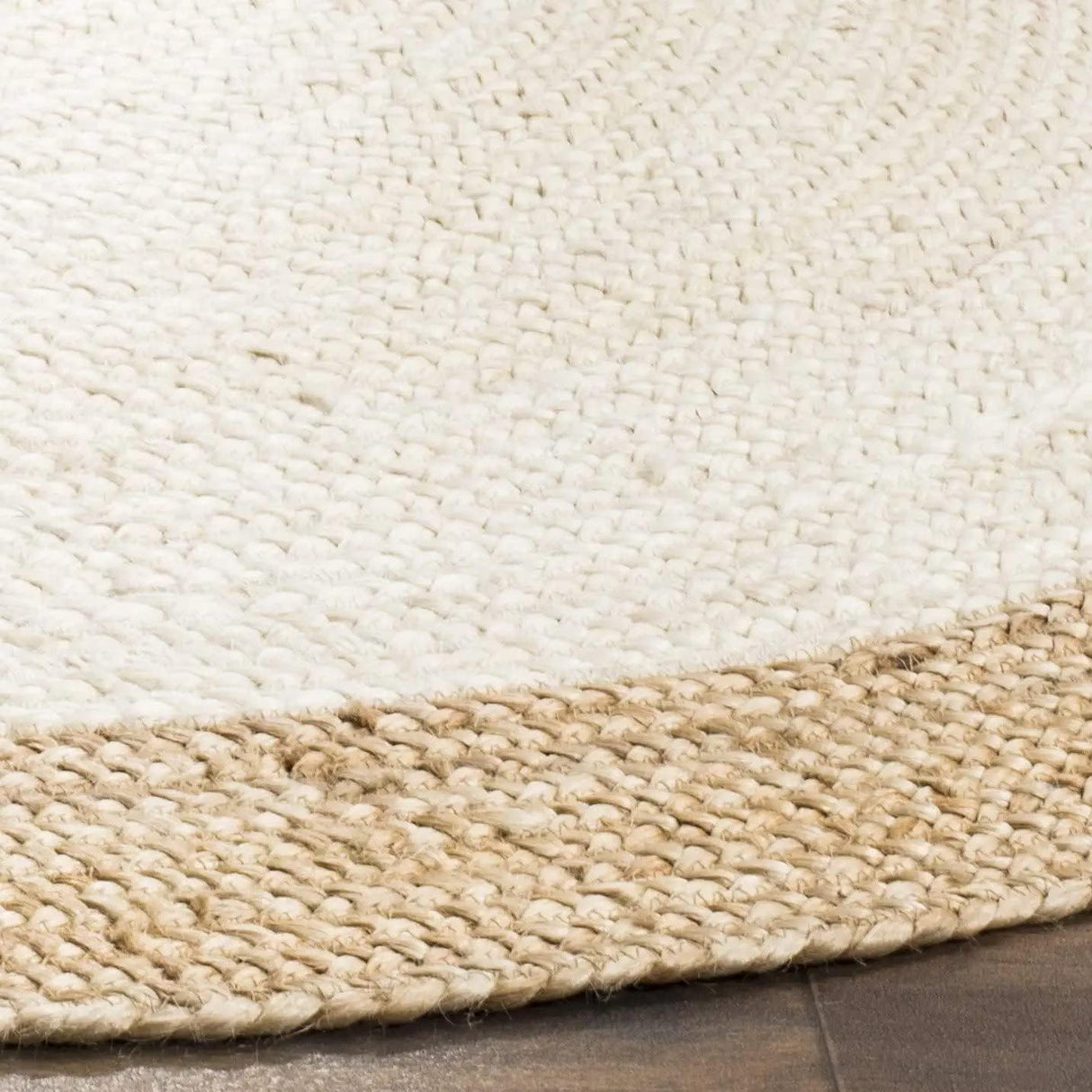 Round Carpet Rug Hand Braided Jute Area Rug