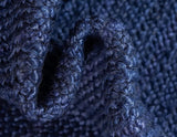Natural Jute Hand Braided Bohemian Blue Jute Area Rugs