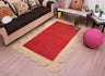 Scalloped Unique Area rugs for living room