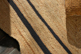 Unique Design Braided Handmade Scalloped Jute Rug