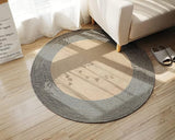 Hand Woven Round Area Rugs Living Room Bedroom Study Computer Chair