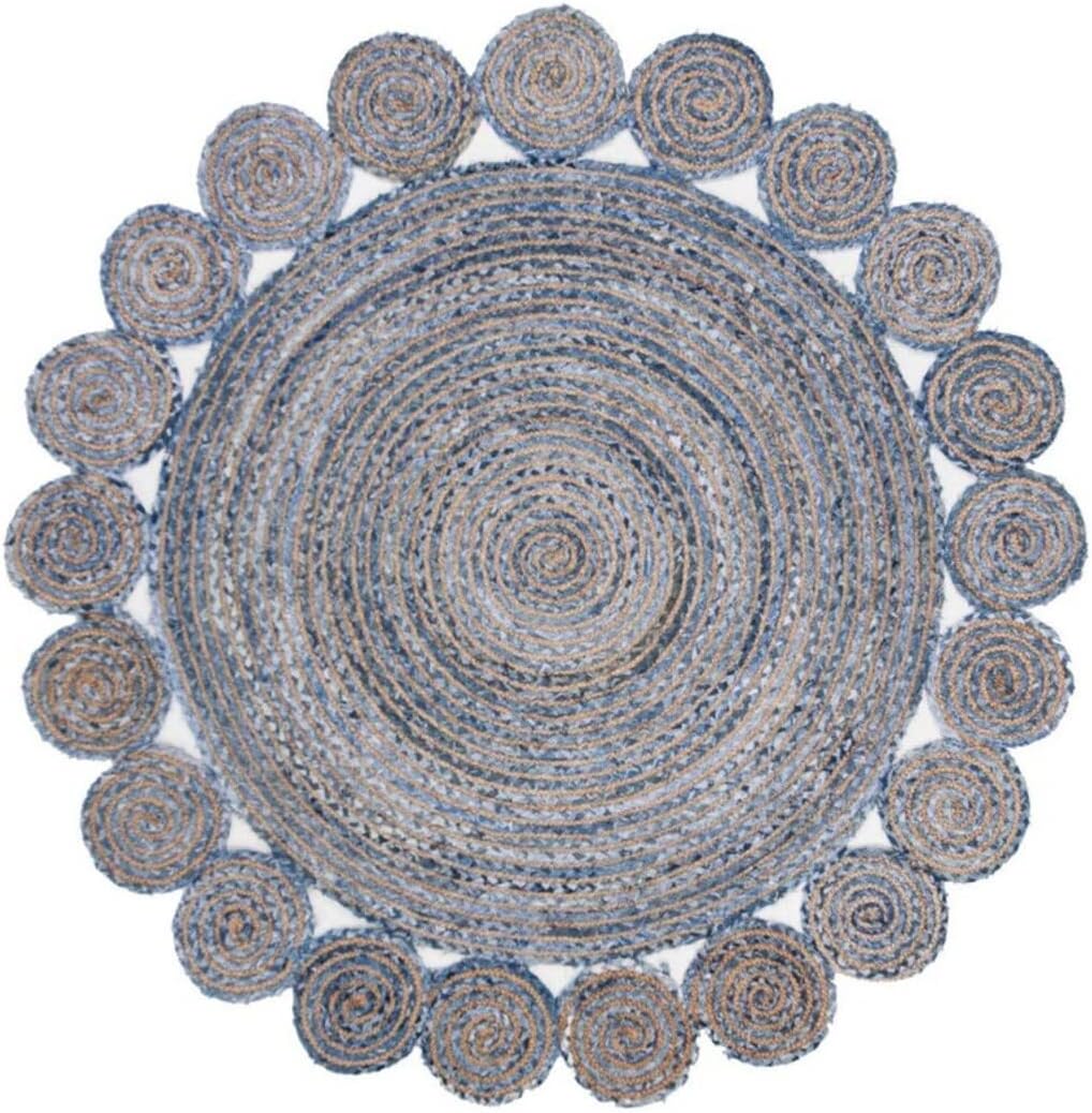 Gole Design Round Braided Carpet Rug