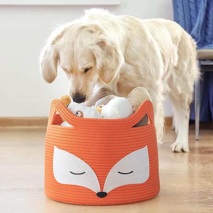 Basket for Toys, Clothes, Gifts, Towels, Kids Laundry Basket, Gift Animal