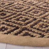 Hemp Jute And Cotton Blend Rugs, Natural Fiber Indian Hand Woven Brown Rug