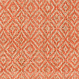 Natural Fiber Indian Hand Woven Orange Rug, Hemp Area Rugs