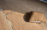 Unique Design Braided Handmade Scalloped Jute Rug
