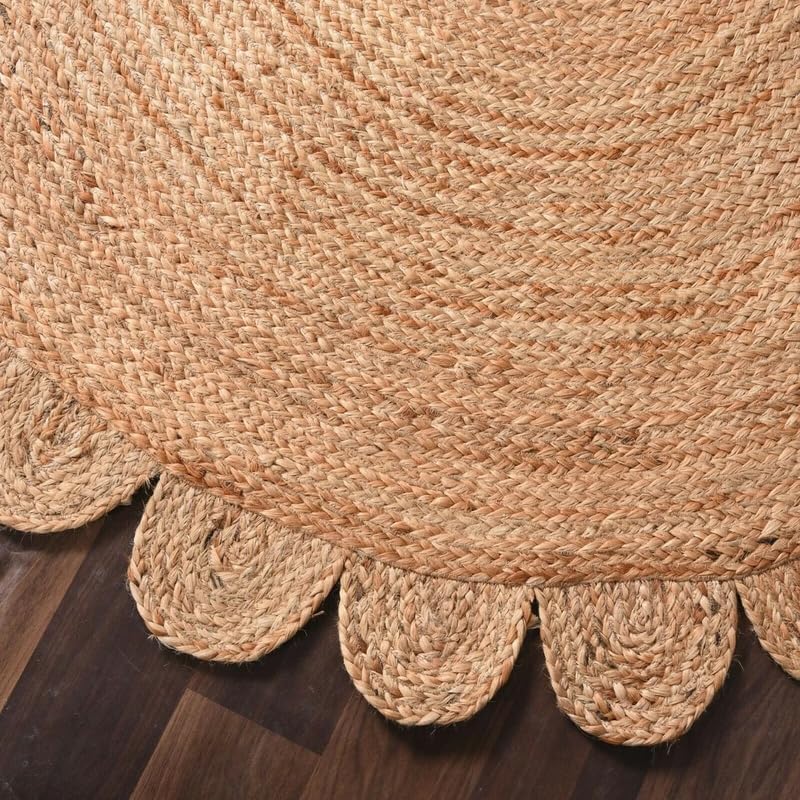 Gole Design Round Braided Carpet Rug