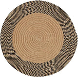 Hand Woven Round Area Rugs Living Room Bedroom Study Computer Chair