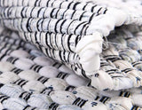 Chindi Cotton Collection Hand Woven Natural Fibers Ivory Area Rug