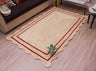 Unique Design with Bohemian Natural Fiber Scalloped Jute Rug