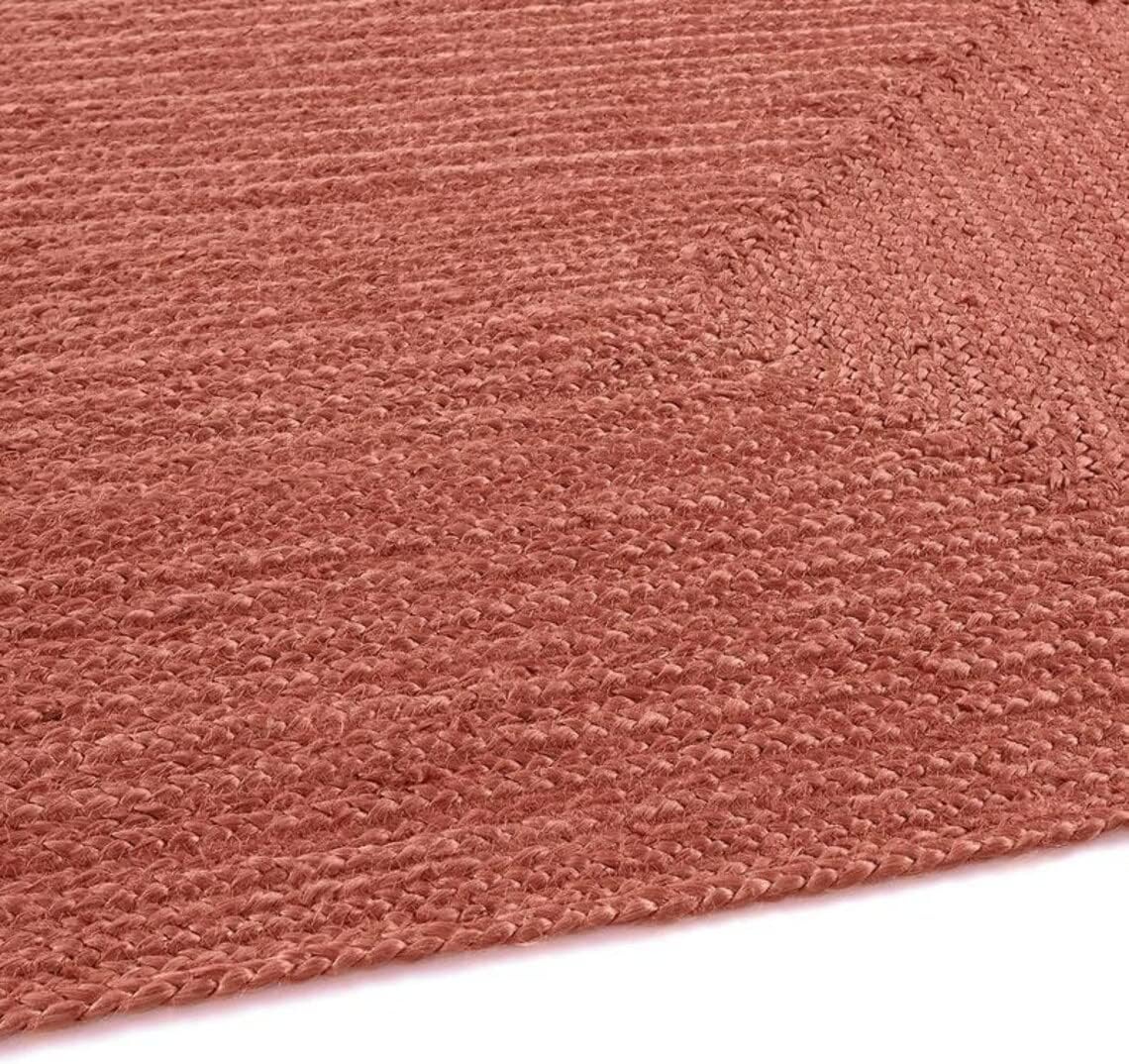 Tapis en jute naturel marron 