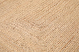 Black Border Bohemian Jute Rug Home Decor