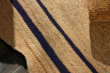 Unique Design Braided Handmade Scalloped Jute Rug