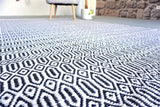 Cotton Rugs Washable Handwoven Zig Zag Pattern