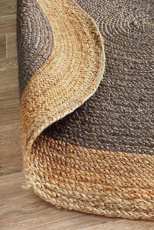 Round Hand Braided Area Rugs For Living Room