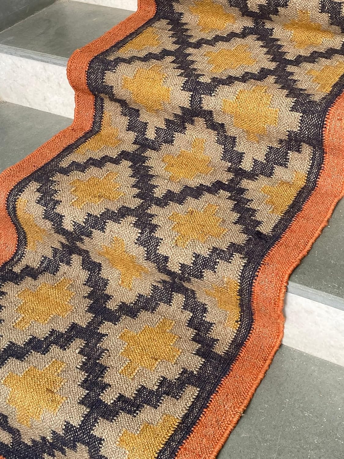 Decorative Stair Runners Rugs, Hand Woven Handmade Kilim Stair Runner Rug