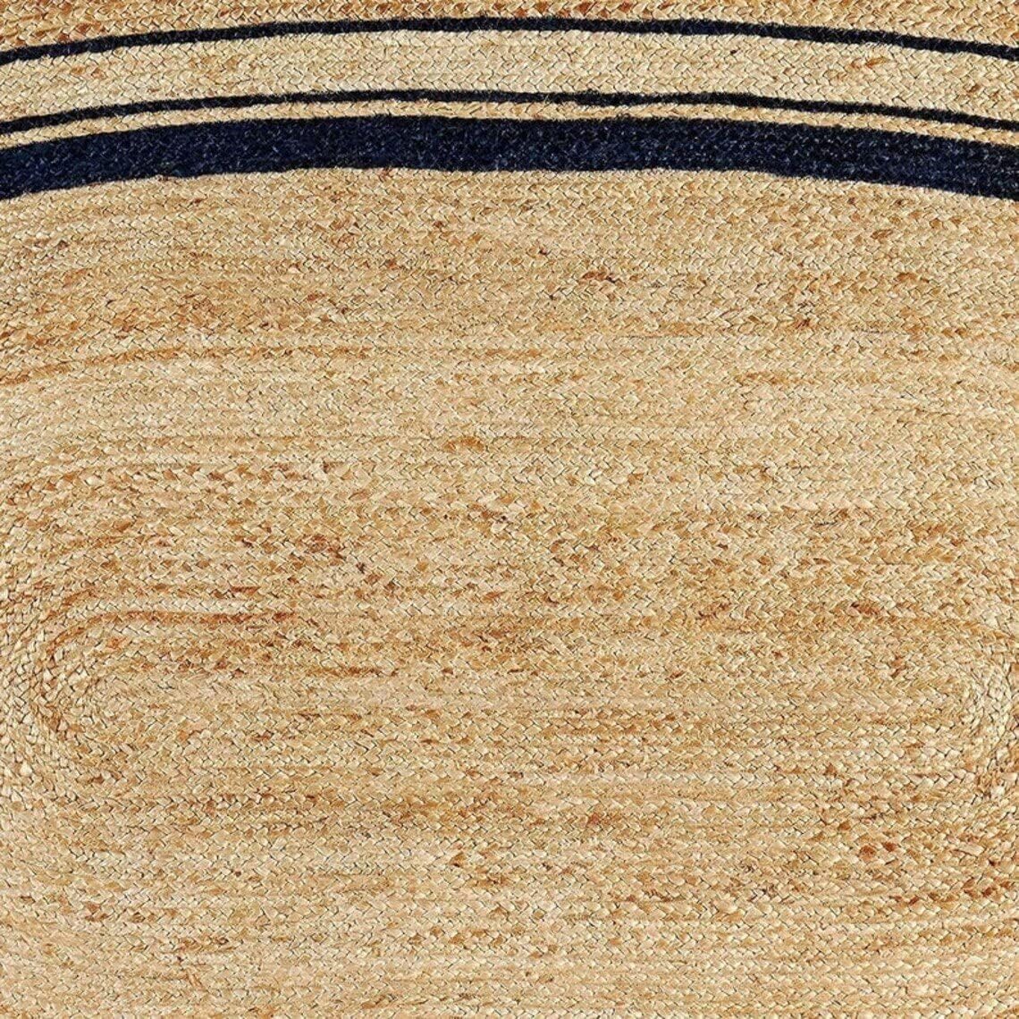 Rikki Braided Border Bohemian Natural fiber rugs