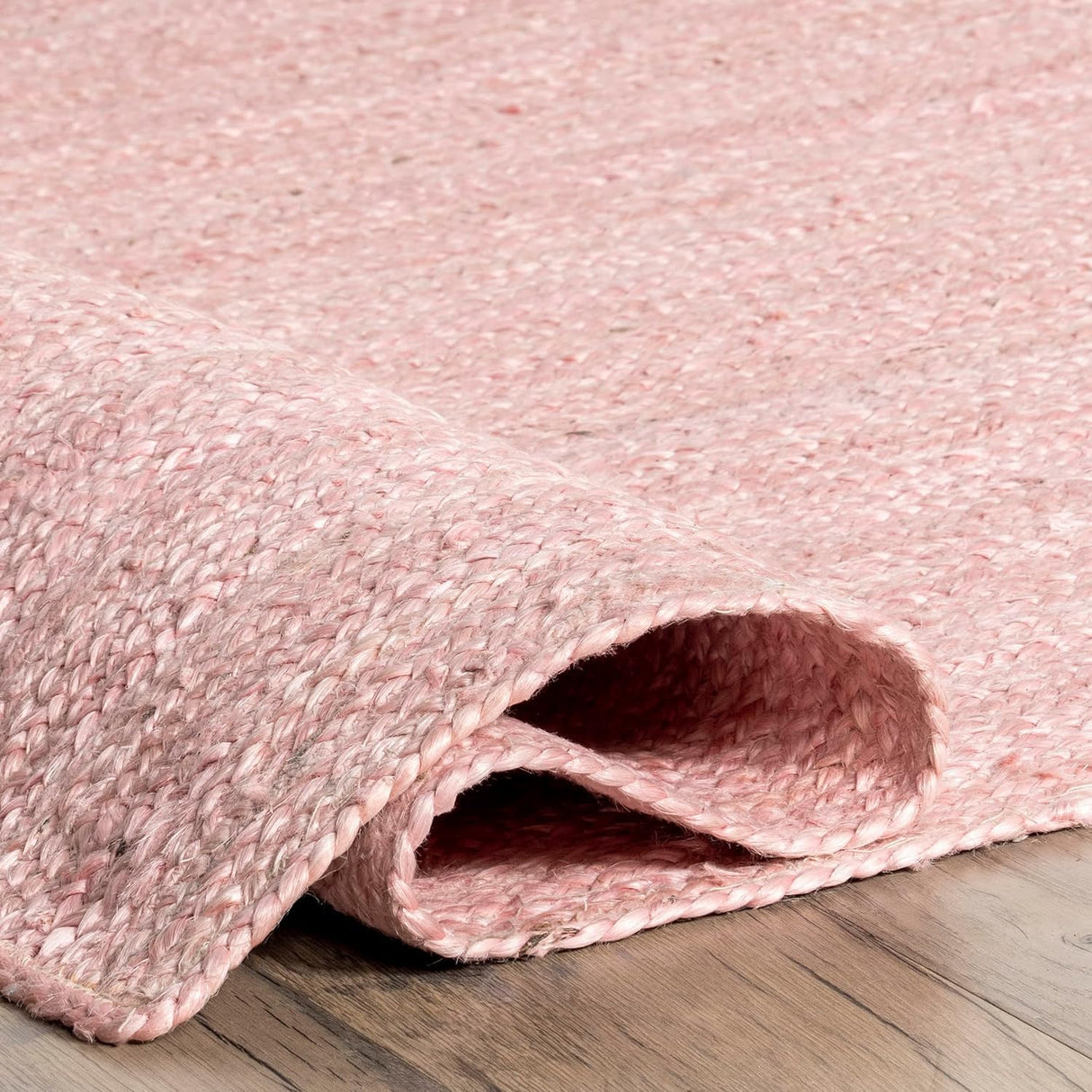Rigo Hand Woven Pink Colorful Area Rugs