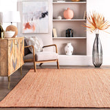 Rigo Hand Woven Peach Natural Fiber Rugs