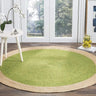 Round Carpet Rug Hand Braided Jute Area Rug