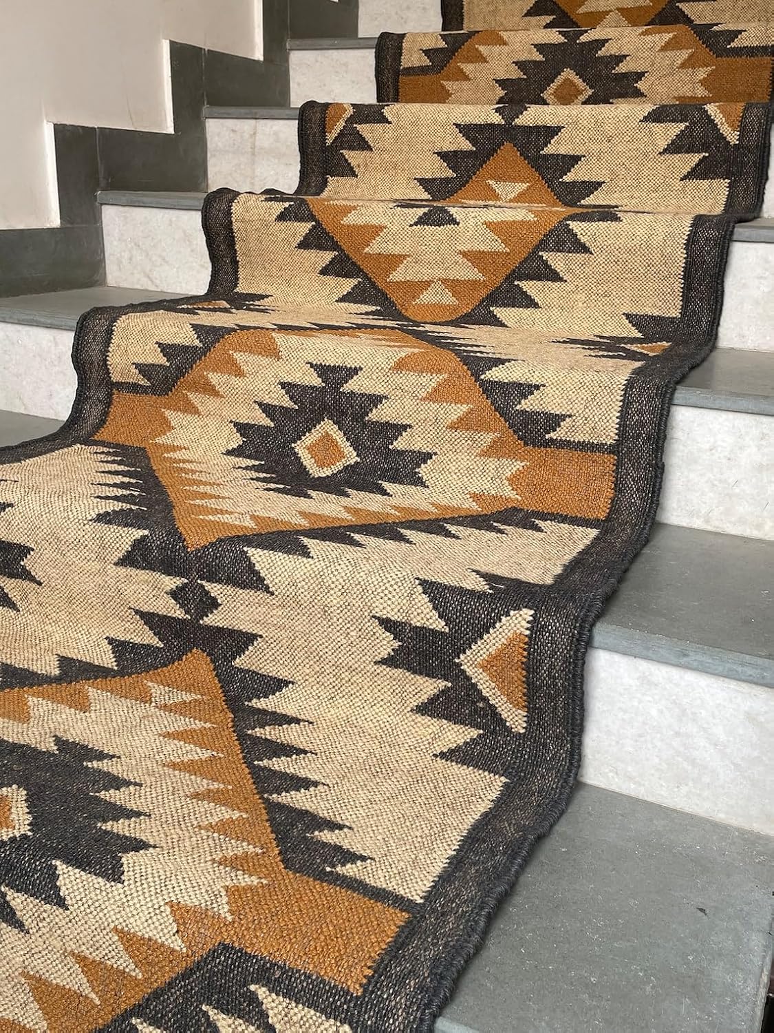 Indoor-Outdoor Stair Runners Rugs, Modern Stair Runners