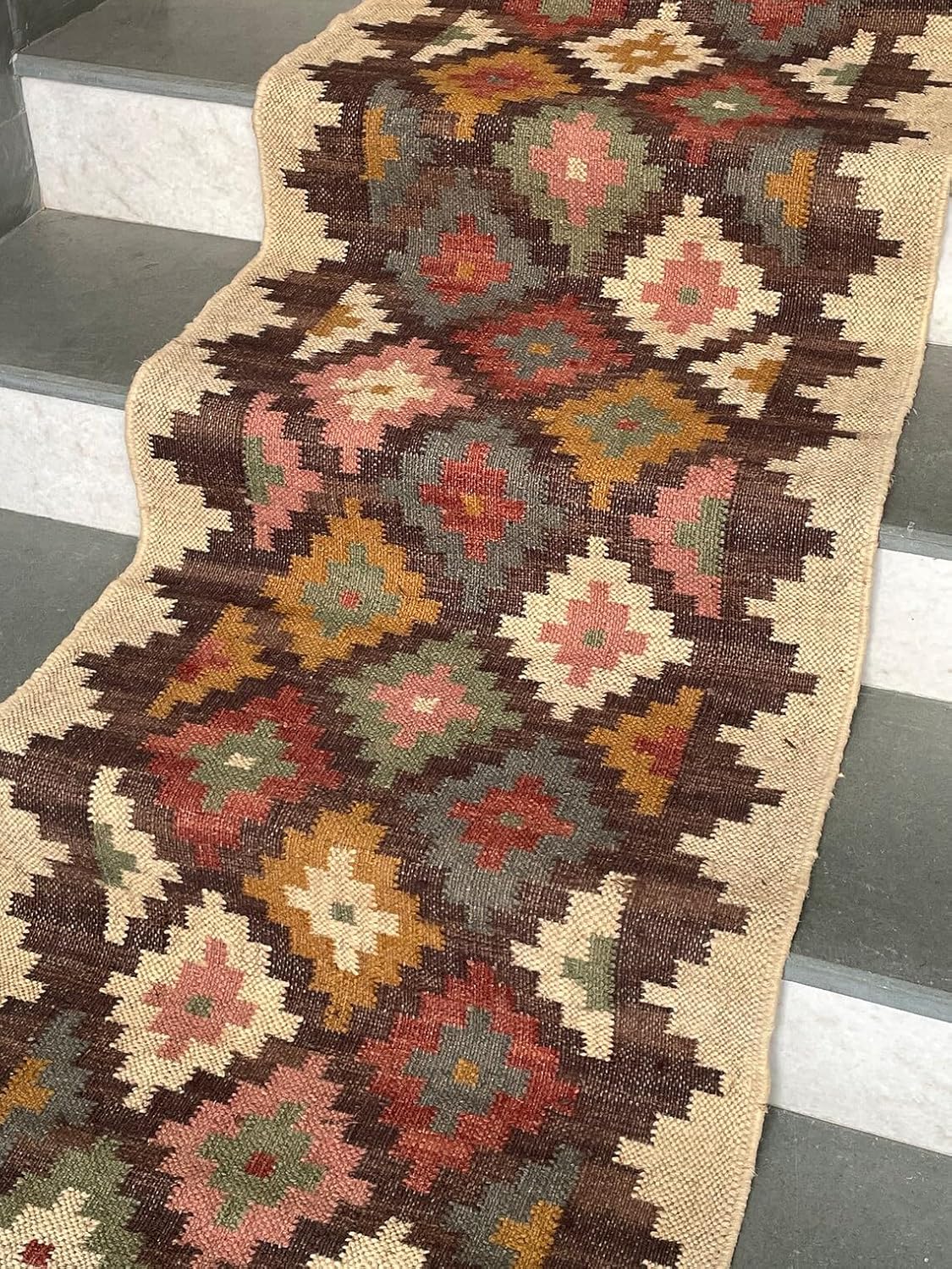 Handmade Kilim Stair Runner Rug, Decorative Stair Runners Rugs