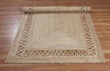 Handmade Boho Braided  Ideal For Natural Jute Rug Carpet
