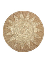 Round Traditional Design Jute Door Mat for Bedroom, Living Room, Dining Room