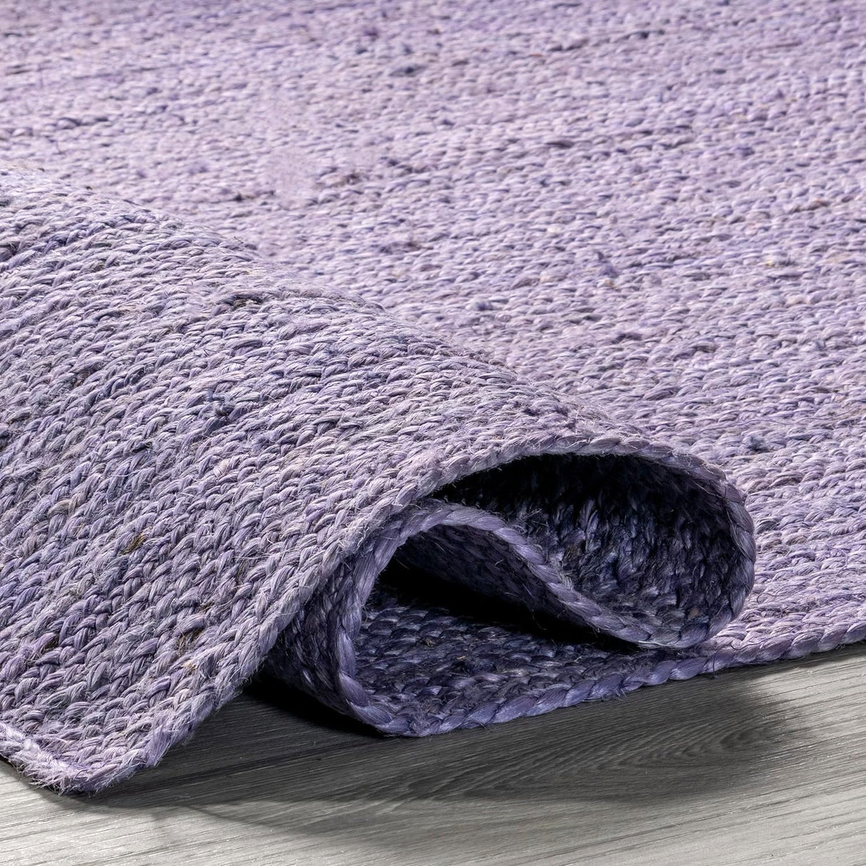 Rigo Hand Woven Purple  Area Rugs For Living Room