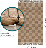 Hemp Jute And Cotton Blend Rugs, Design Home Décor Rug