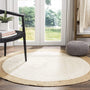 Eco-Friendly Round Braided Jute Rug – Handmade Natural Carpet for Indoor Use