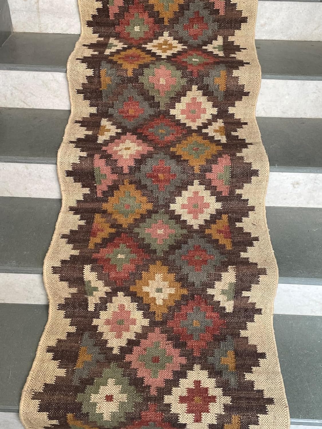 Handmade Kilim Stair Runner Rug, Decorative Stair Runners Rugs