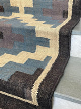 Tapis d'escalier Kilim tissé à la main 