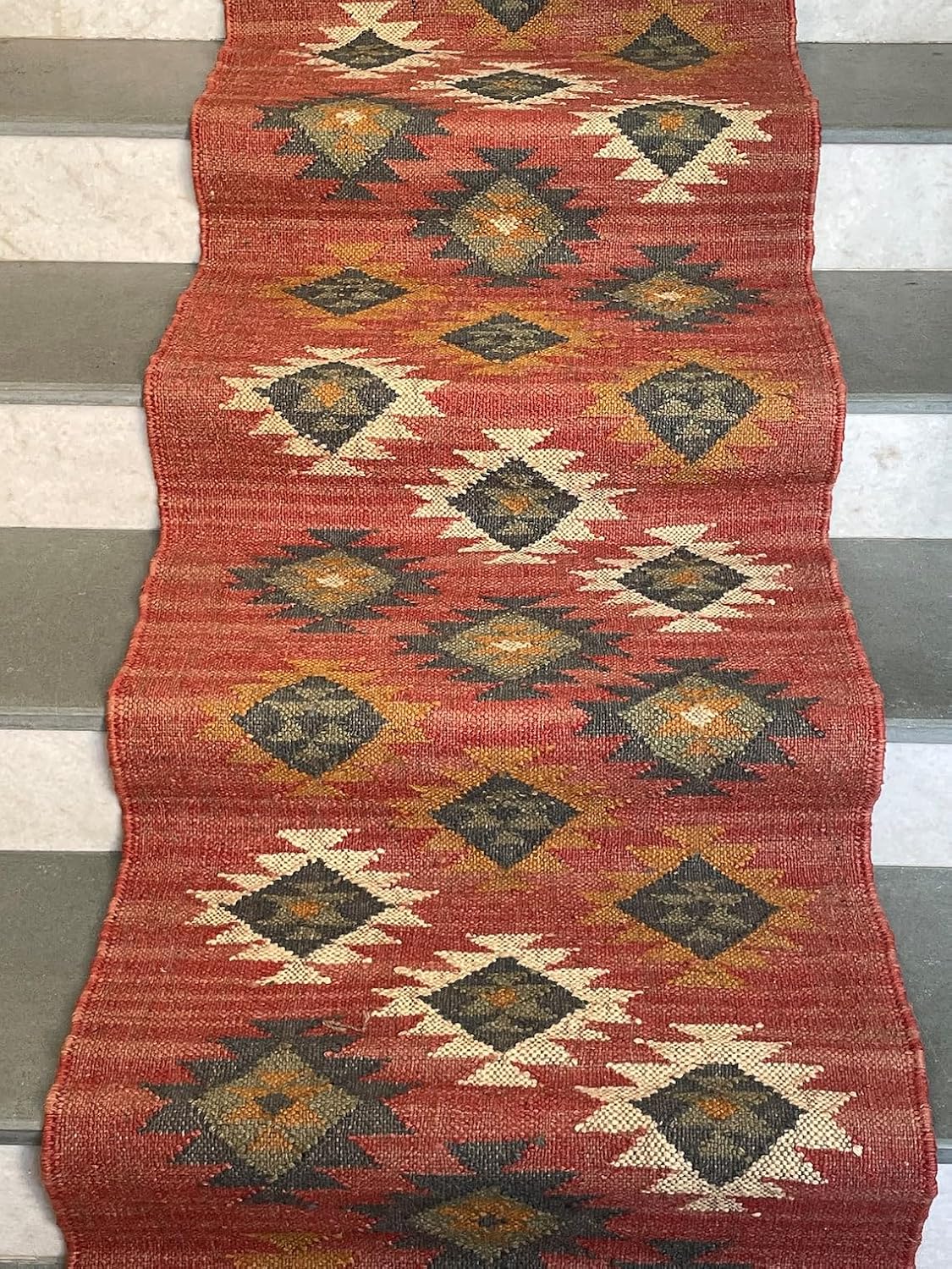 Eco-Friendly Stair Runners Rugs, Kilim Stair Runner by The Foot