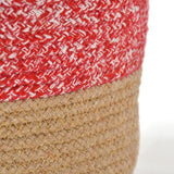 Braided Cotton Baskets | Storage Bins Organizer | Laundry, Toys & Planter Basket