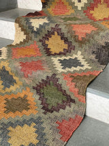 Natural Fiber Stair Runner Rugs,Wool And Jute Blend Stair Runner