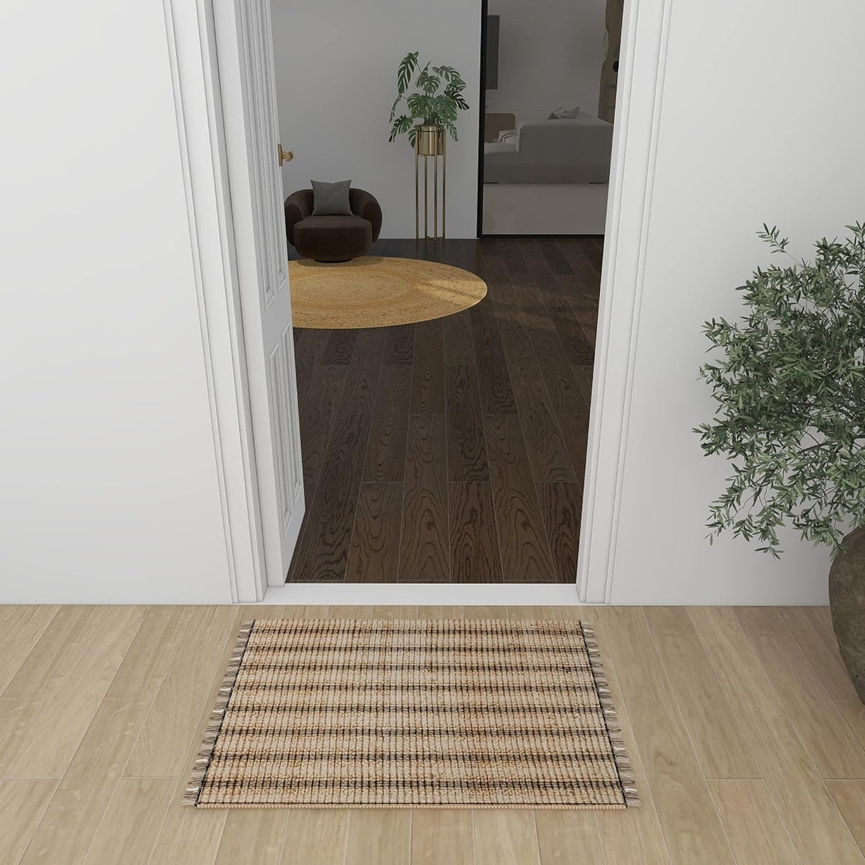 Hemp Jute And Cotton Blend Rugs, Design Home Décor Rug