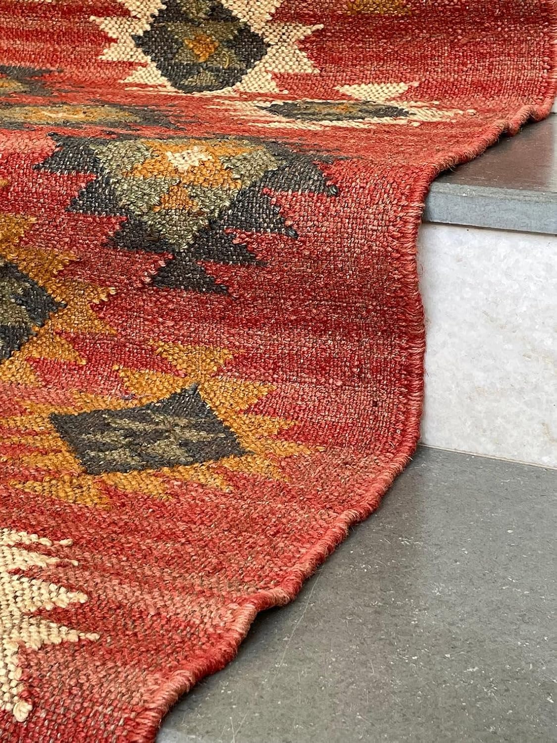 Eco-Friendly Stair Runners Rugs, Kilim Stair Runner by The Foot