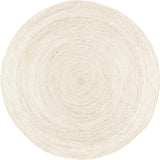 Hand Woven Off White Area Rug – Cozy Natural Rug for Bedrooms